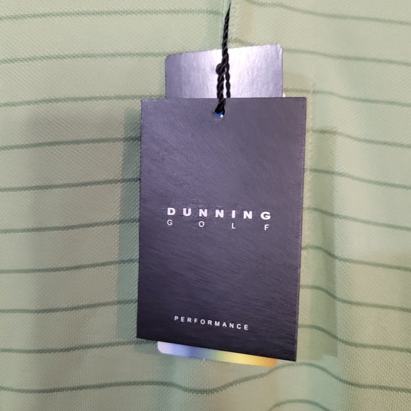 Nike men dunning golf short sleeved green striped polo size large - Picture 9 of 10